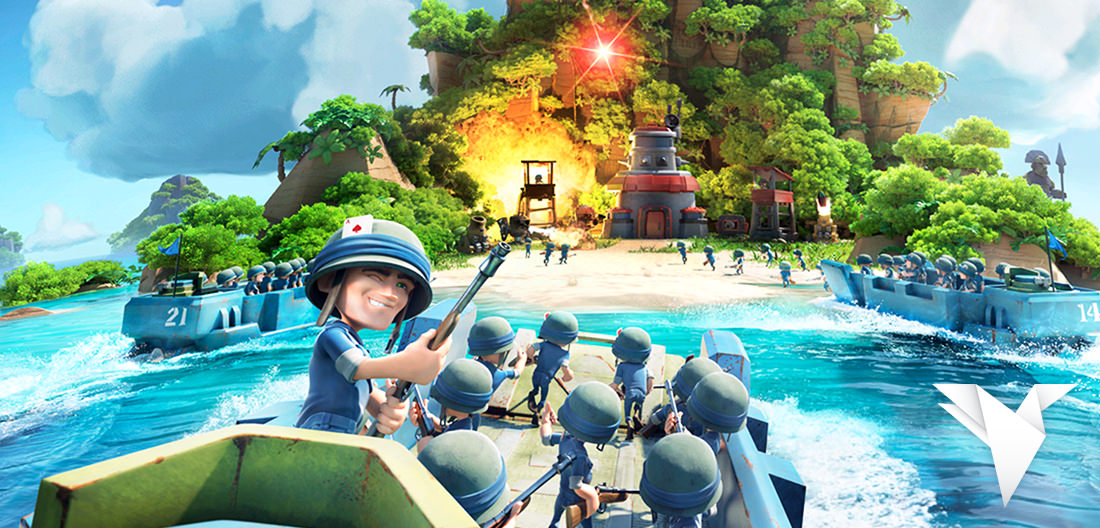 Supercell updates Boom Beach branding: logo, key art, app icon