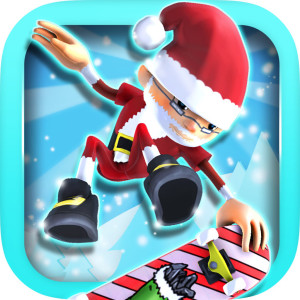 Epic Skater Holiday Christmas Game App Icon 2015