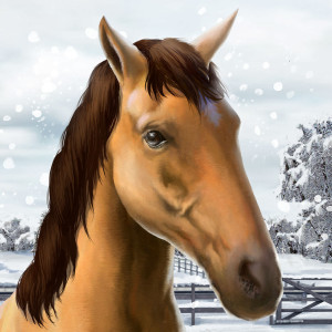My Horse Holiday Christmas Game App Icon 2015