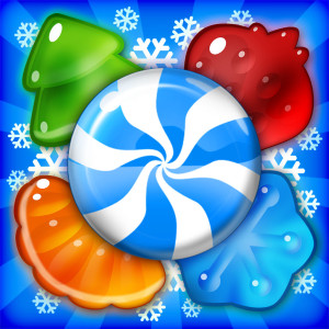 Yummy Gummy - Holiday Christmas Game App Icon 2015